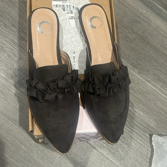 NEW Journee Collection Womens KESSIE Slides Loafer Mule Shoes SZ 7 Grey - Picture 6 of 10